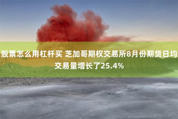 股票怎么用杠杆买 芝加哥期权交易所8月份期货日均交易量增长了25.4%